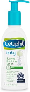 Cetaphil Baby Eczema Soothing Lotion, Colloidal Oatmeal, Paraben Free, Hypoallergenic, Dry Skin, 5 Fluid Ounce