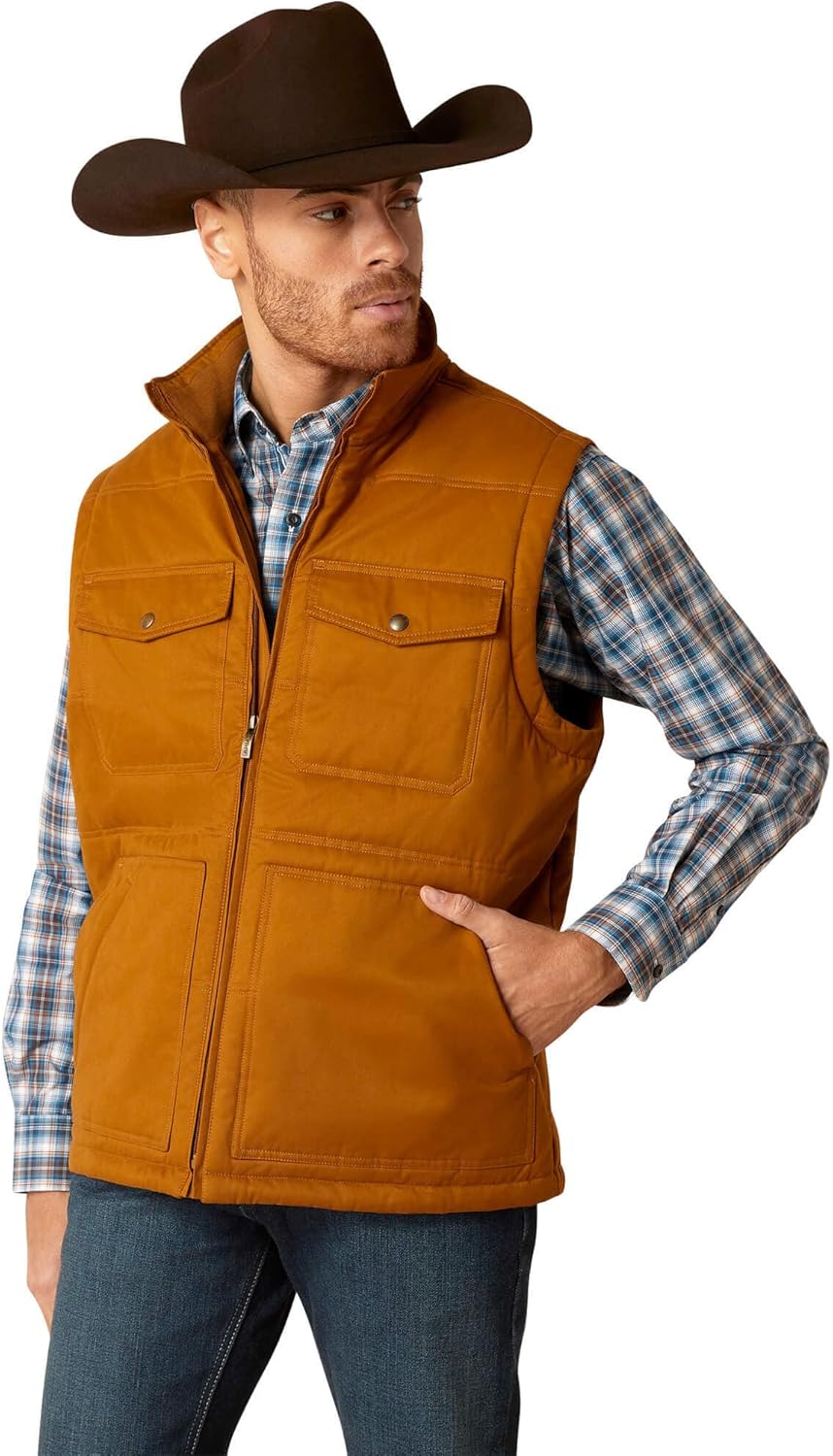 Ariat Mens Grizzly Canvas Vest