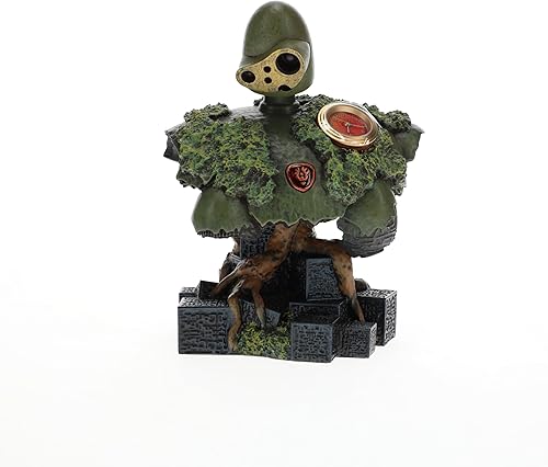 Studio Ghibli - Castillo en el cielo - Esperanzas del soldado robot, reloj de escritorio de estatua benélica