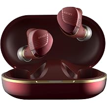 AVIOT TE-W1 Adaptive Hybrid Noise Cancelling Wireless Earbuds, Coaxial 3D System, High Resolution Earphones, Dual Dynamic Driver, Metal Nozzle, Multi-Point Support, Up to 50 Hours Playtime, IPX4