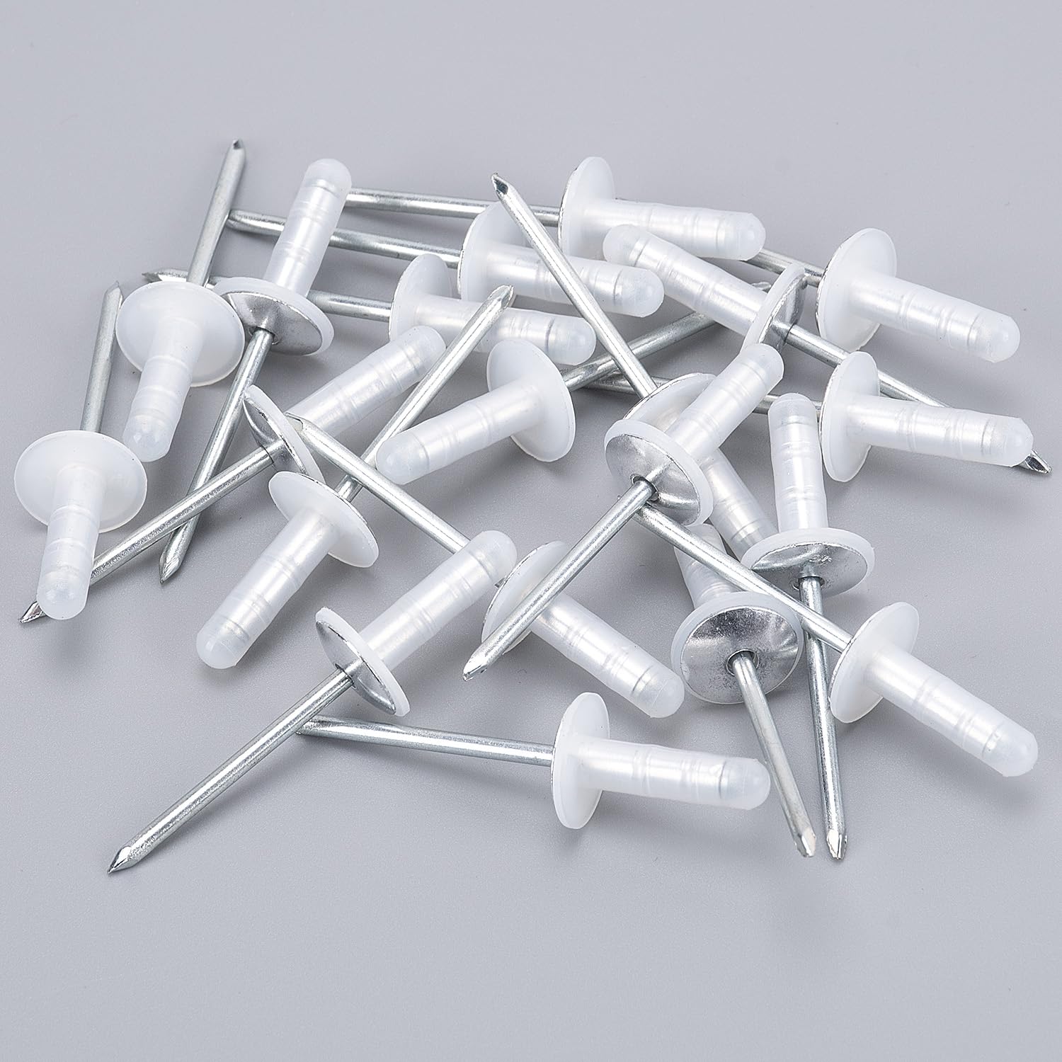 OAUTOO 20pcs Door Speaker Rivet Aluminum Rivet with Plastic Cap