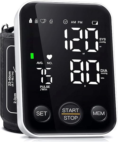 Oklar FDA Cleared Blood Pressure Monitor Upper Arm BP Machine for Home Use