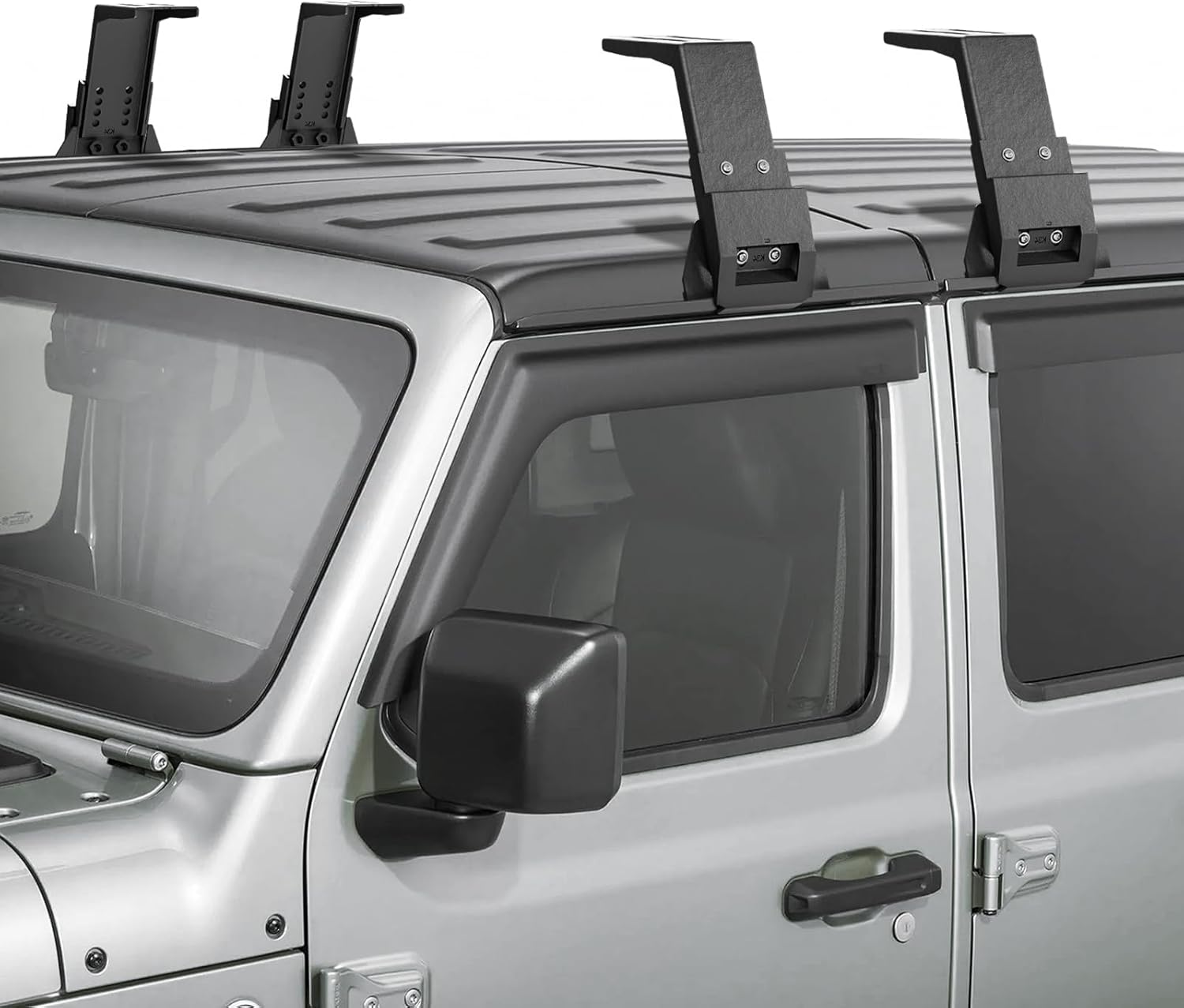Roof Rack Mounting Brackets Ajustable for Wrangler, Gladiator JT, Cherokee XJ 1984-2025