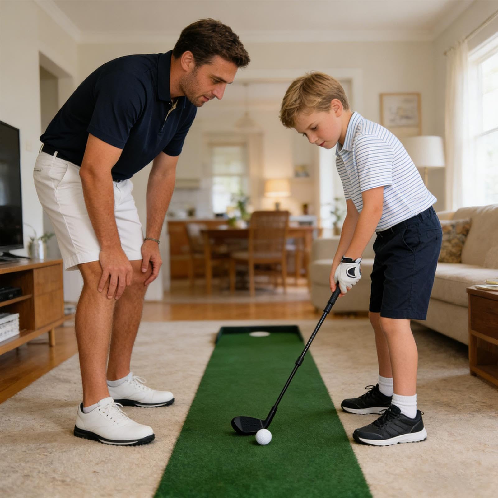 Golfschläger für Herren | Sport Teleskop verstellbar | Golf-Putter für Rechts und Linkshänder - für Herren Damen Junior Anfänger Indoor Outdoor Garten Büro