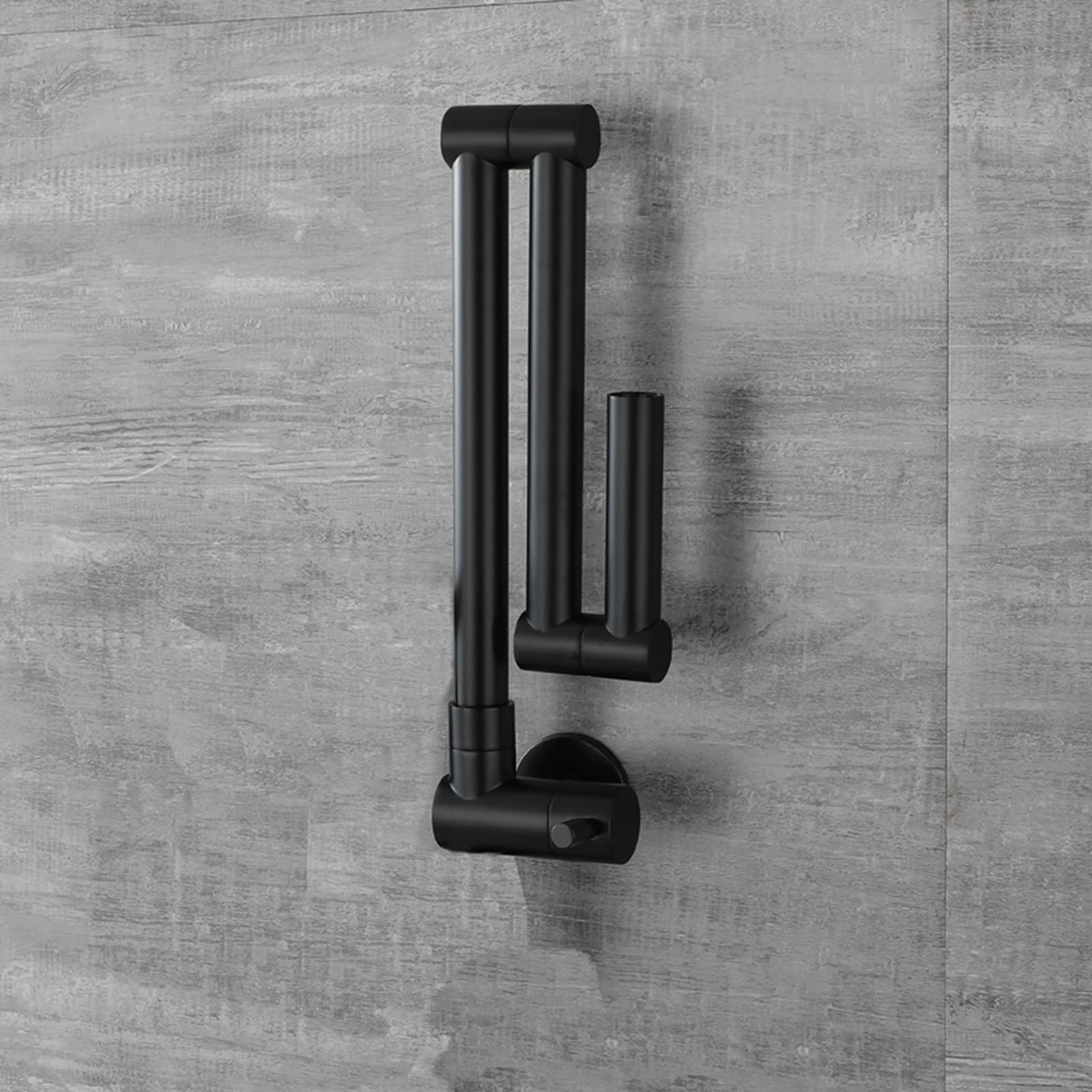 Grifo de cocina con llenado de ollas acabado premium y caño giratorio 360 de pared
