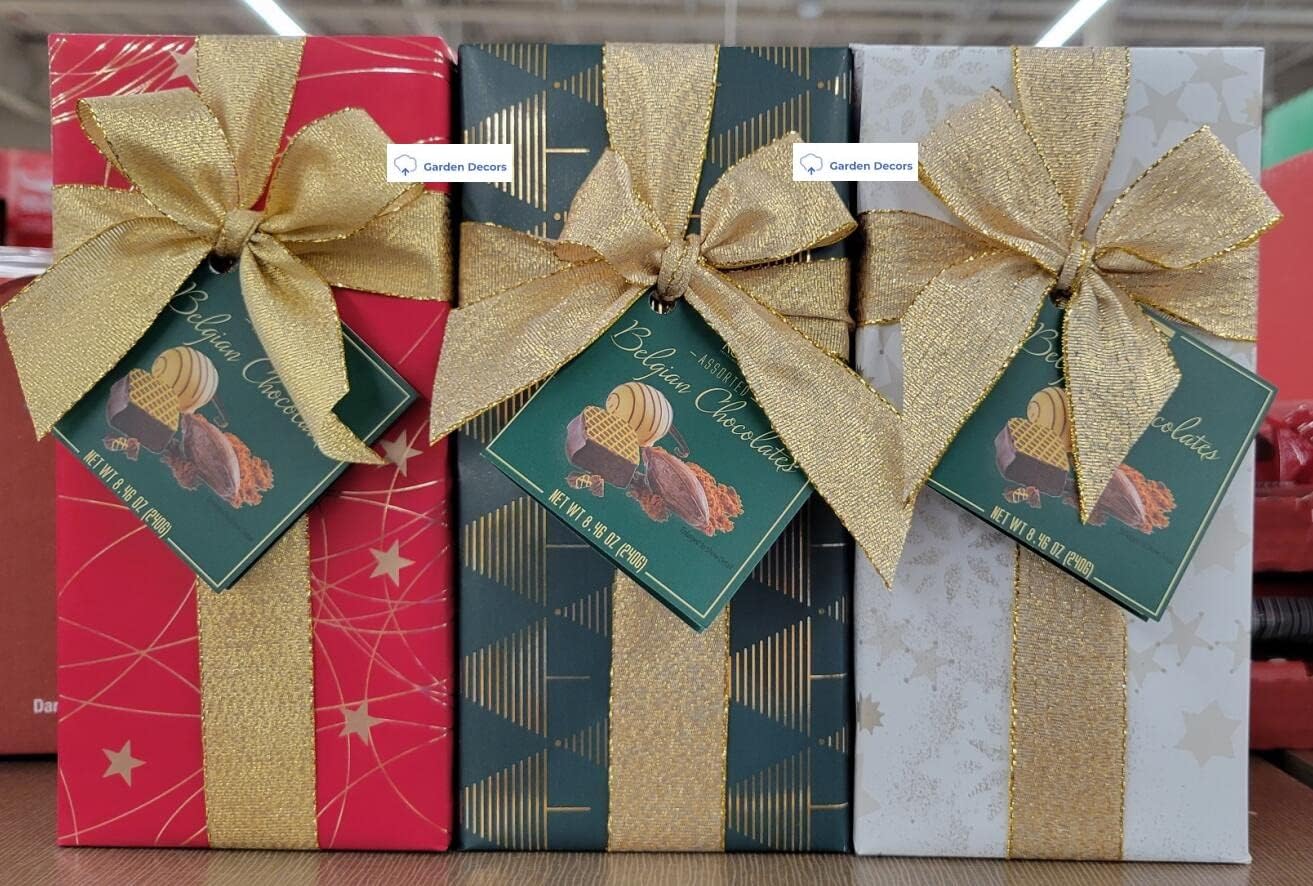 Moser Roth Assorted Gift Wrapped Belgian Chocolate Box 8.46oz 240g (Three Boxes)