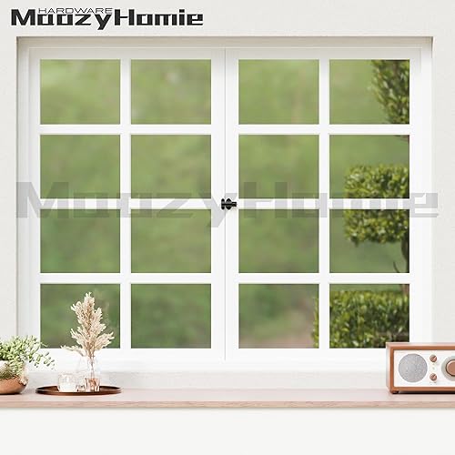 Miniatura 7 de Pestillos de cierre automático, cerradura de puerta de resorte negro, cierre de perno resistente de aleación de aluminio para puerta, ventana y