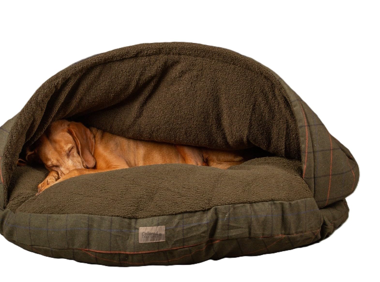 Luxury Cave Dog or Cat Bed Tweed (XL 114cm)