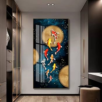 装飾フレーム 70x140Cm ガラス付き 巨大なリビングルーム
