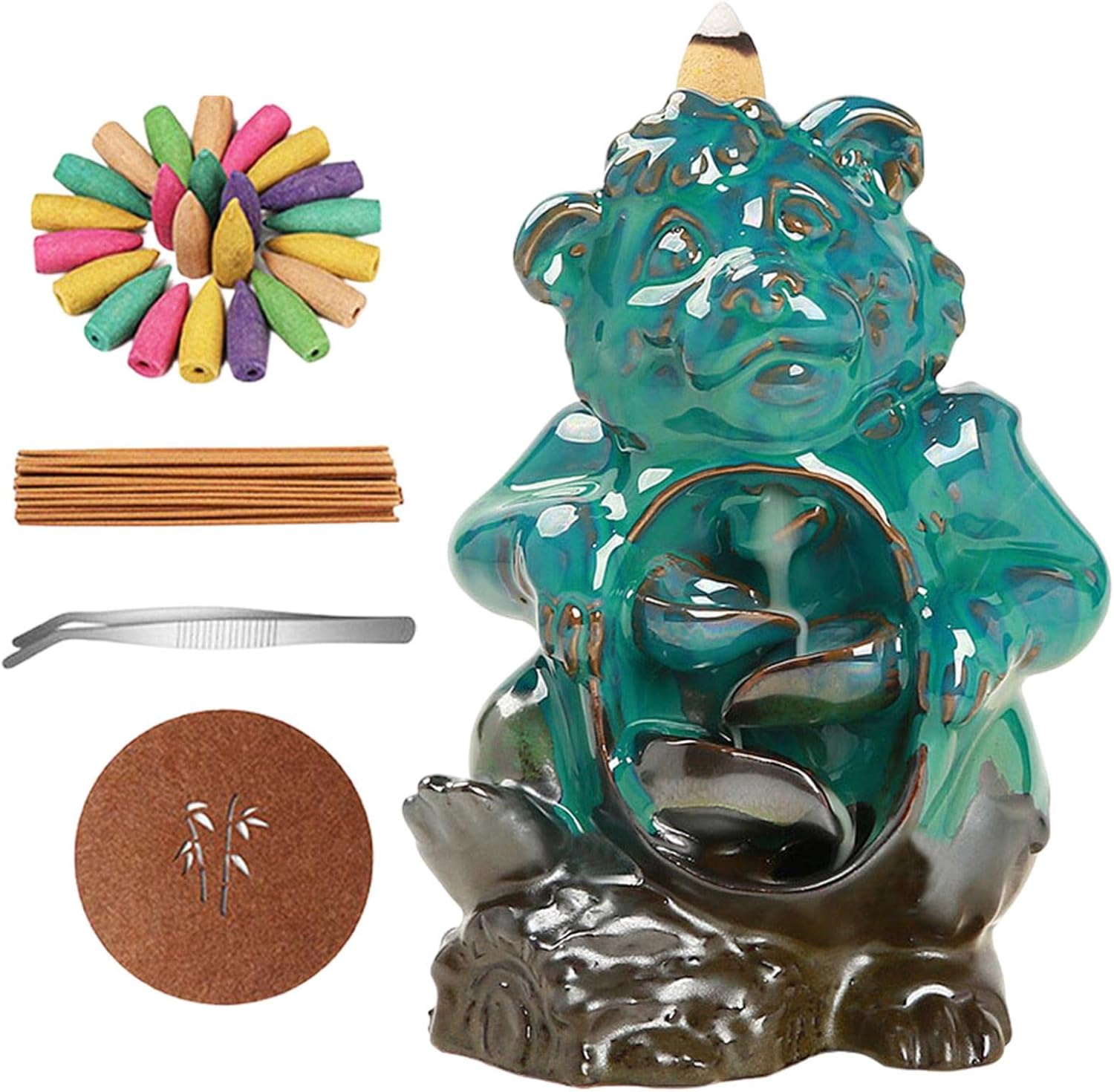 金子正人作☆ガラス香合☆