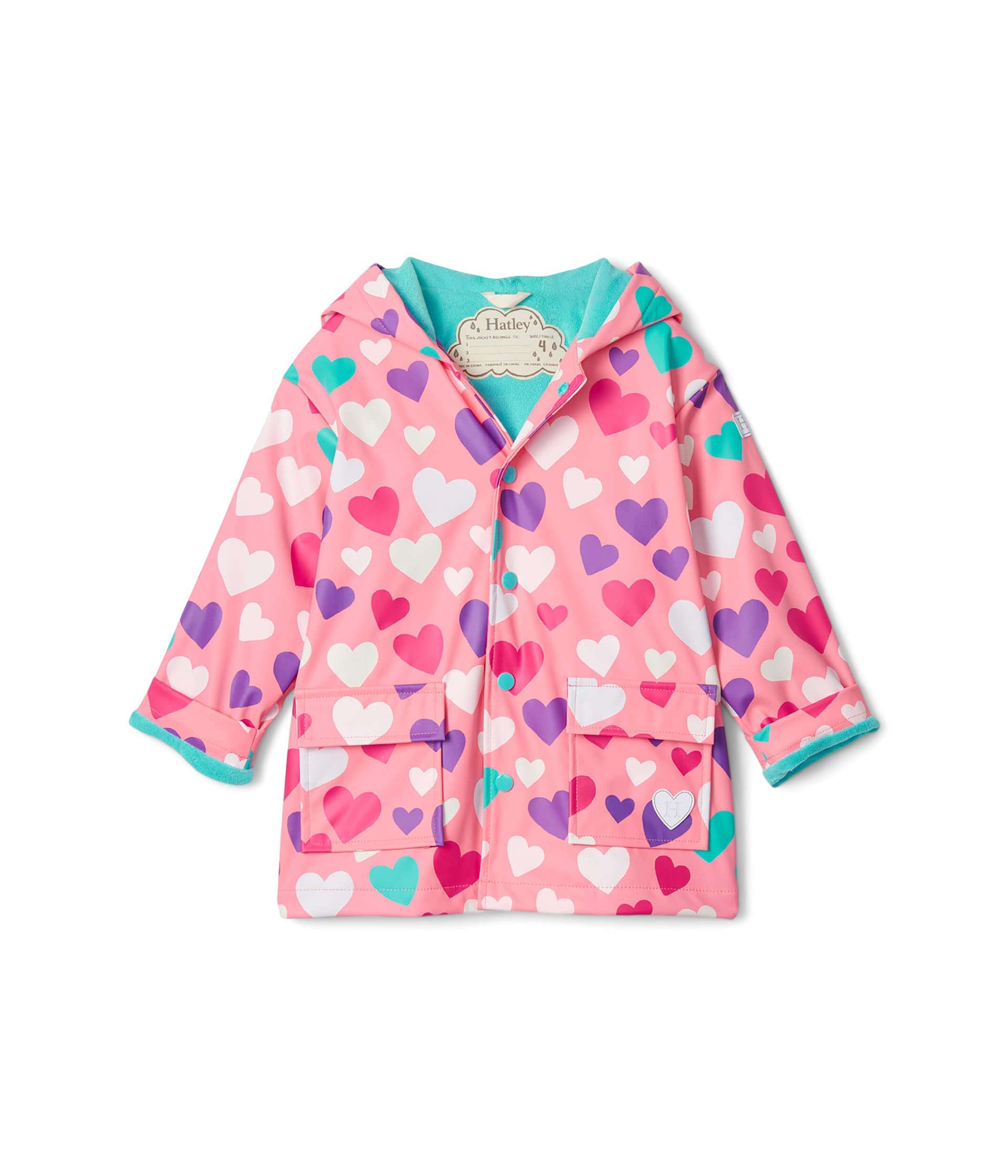 Hatley Girl's Printed Raincoat Raincoat — view 12