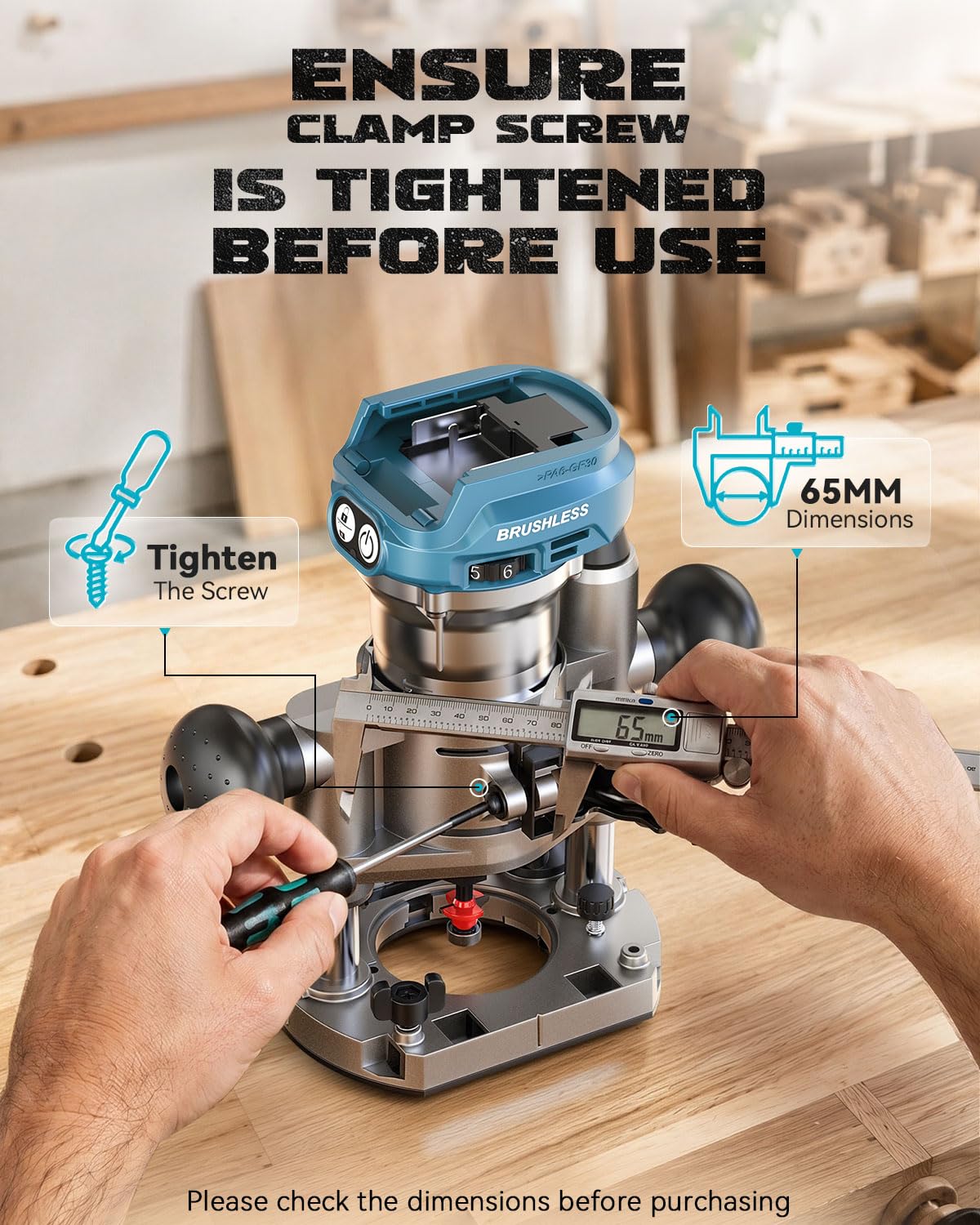 MtiolHig Plunge Router Base Kit - Precision & Stability -3