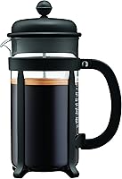 Bodum Java French Press Coffee Maker - 34oz Shatterproof SAN Plastic Carafe, Black - Rich Flavor Brew