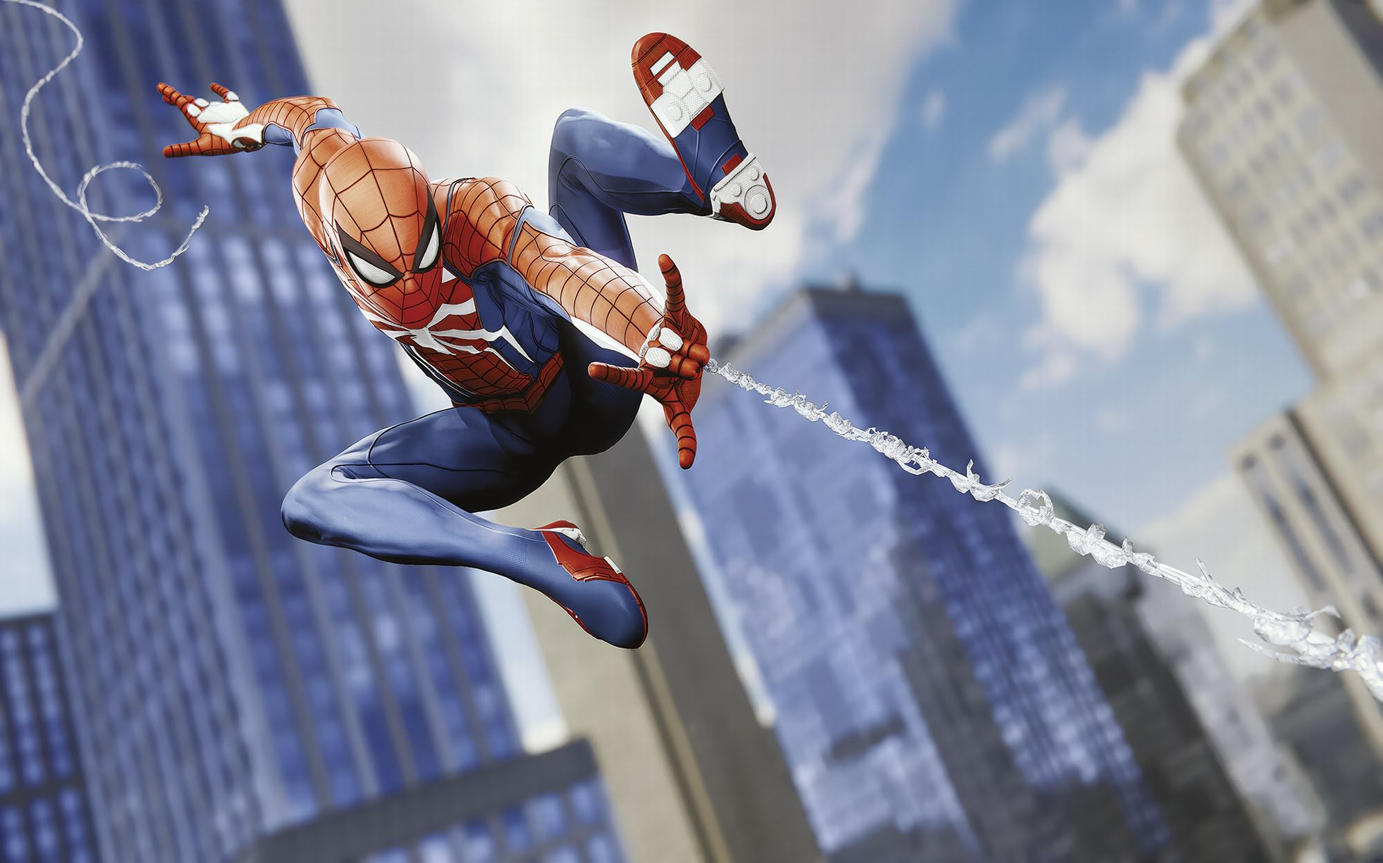 Komar Vlies Fototapete - Marvel Spider-Man Attack! - Größe 400 x 250 cm - Kinderzimmer, Kindertapete, Tapete
