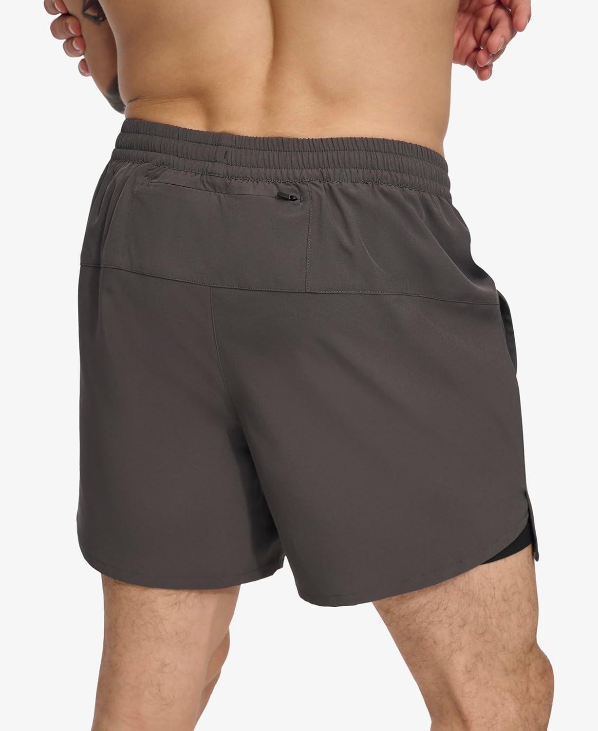 DKNY Mens Stretch Quick Dry Volley UPF 40+ Protection Swim Trunk - Image 4