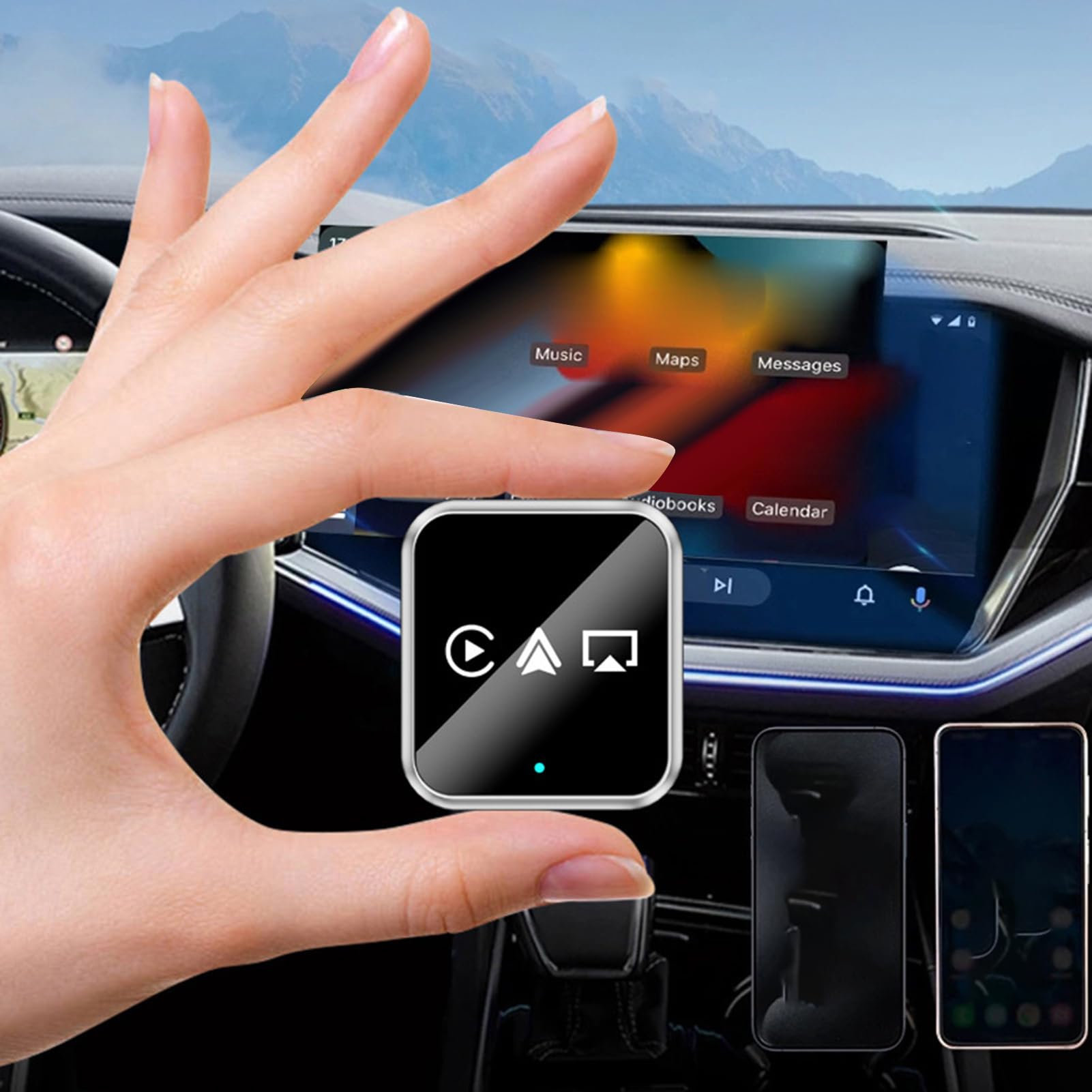 Générique Adattatore per Auto Wireless Audio Auto