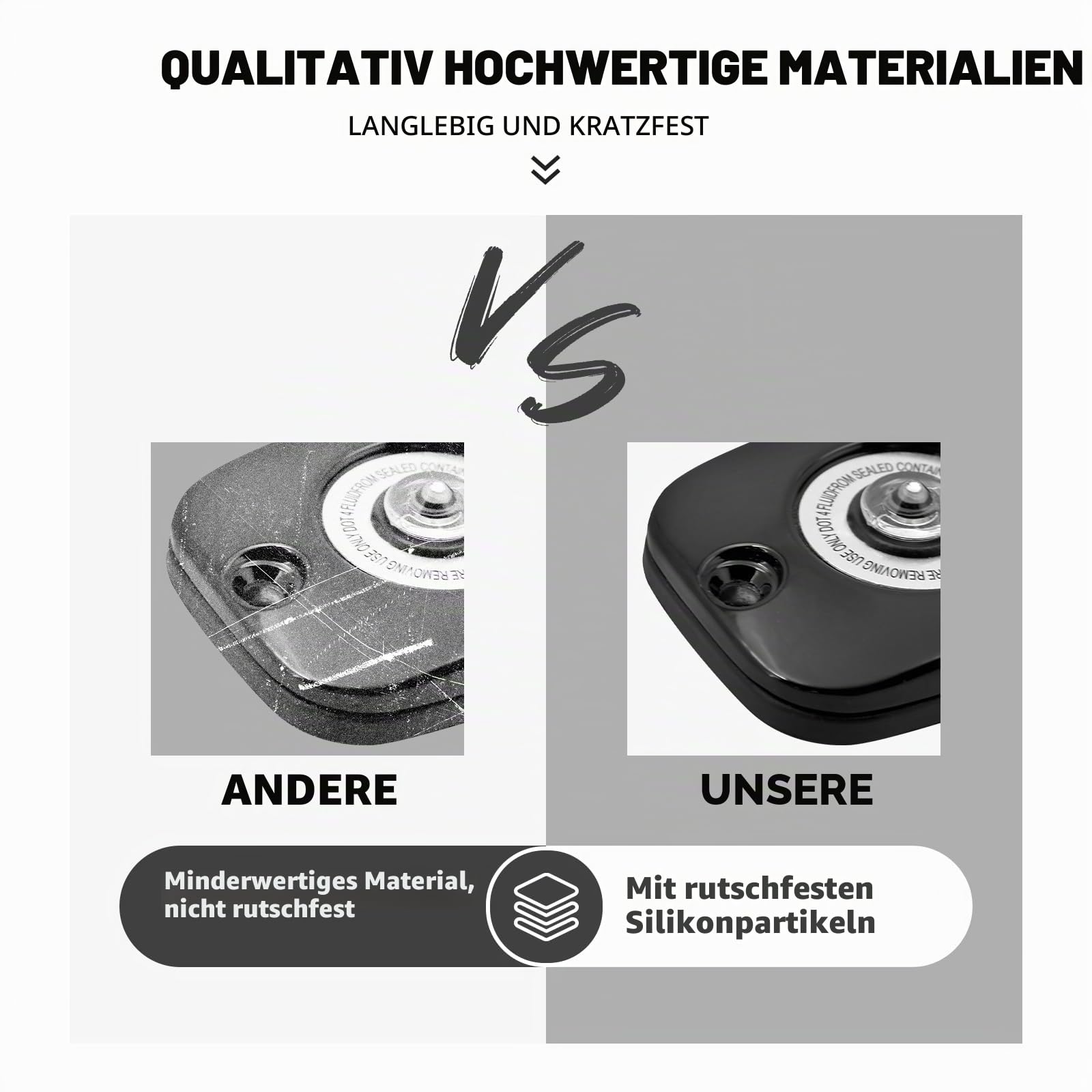 Vorderbremszylinder für Harley Touring 05–07 Dyna 06–17, Schwarz