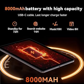 Amazon.co.jp: タブレット、Androidタブレット11インチ、12GB