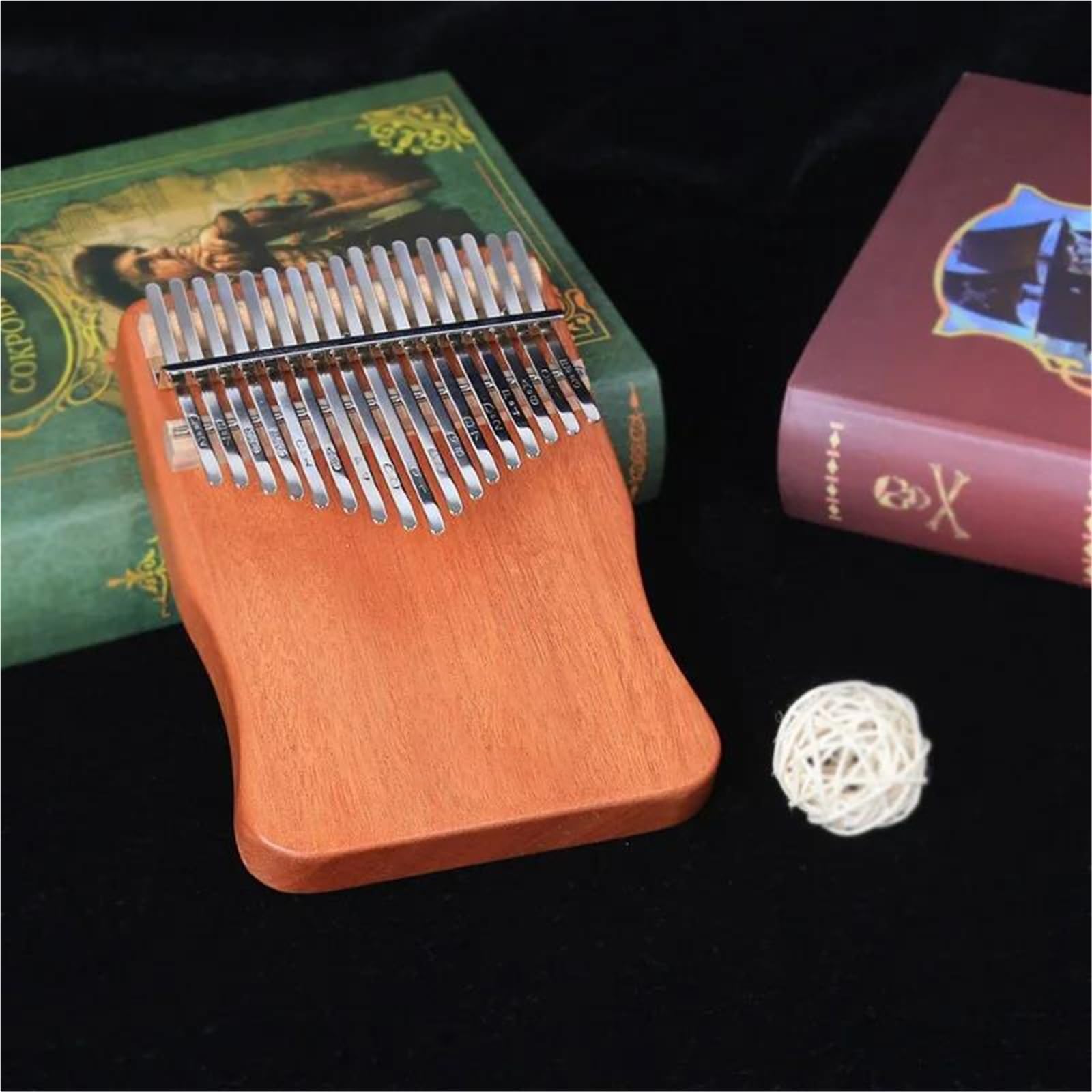 Kalimba Panel Z Litego Drewna Kalimba 17 Klawiszy Profesjonalne Fortepiany Muzyczne Do Instrumentów Muzycznych Z Akcesoriami