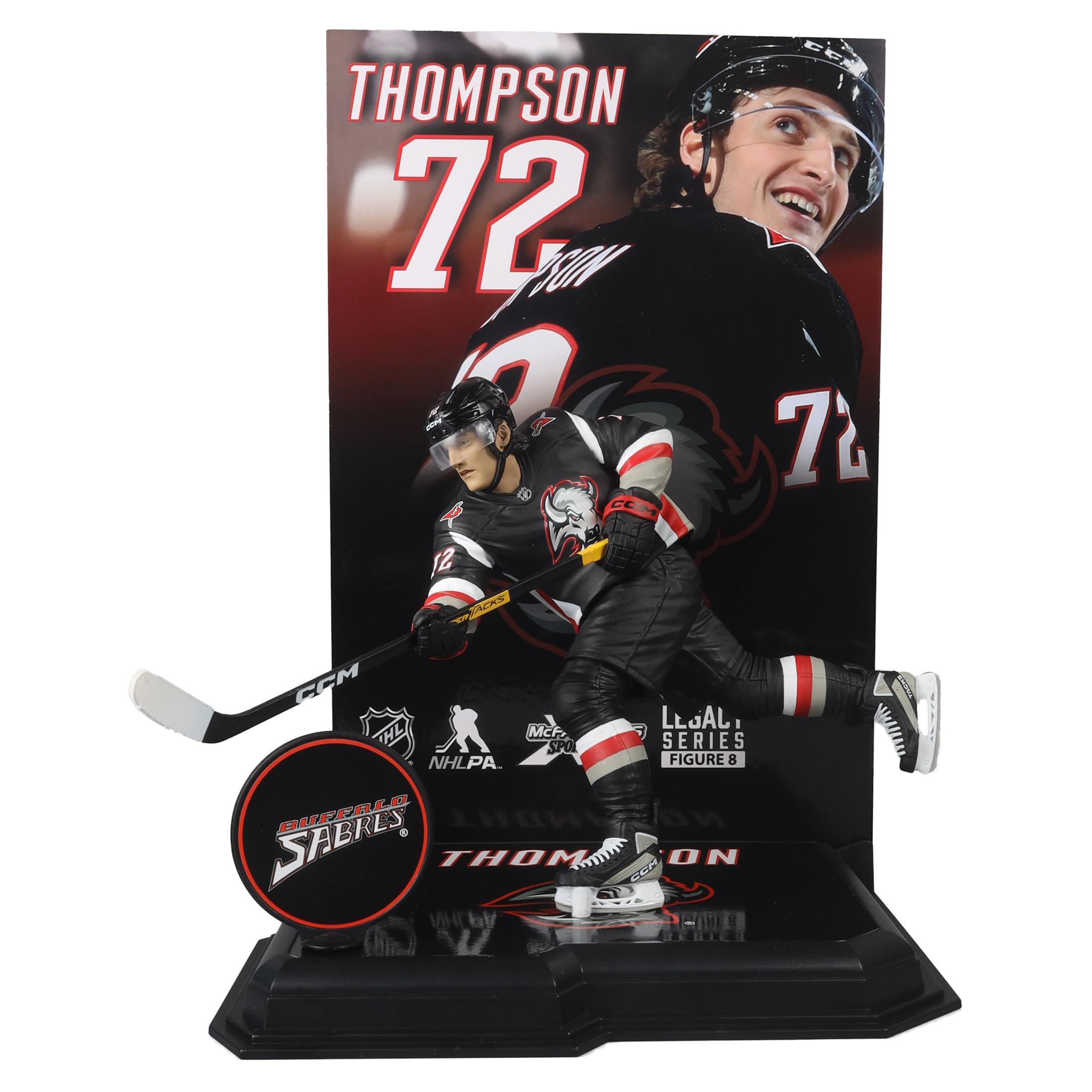 McFarlane Toys - Tage Thompson (Buffalo Sabres) NHL 7in Posed Figure, McFarlane's SportsPicks