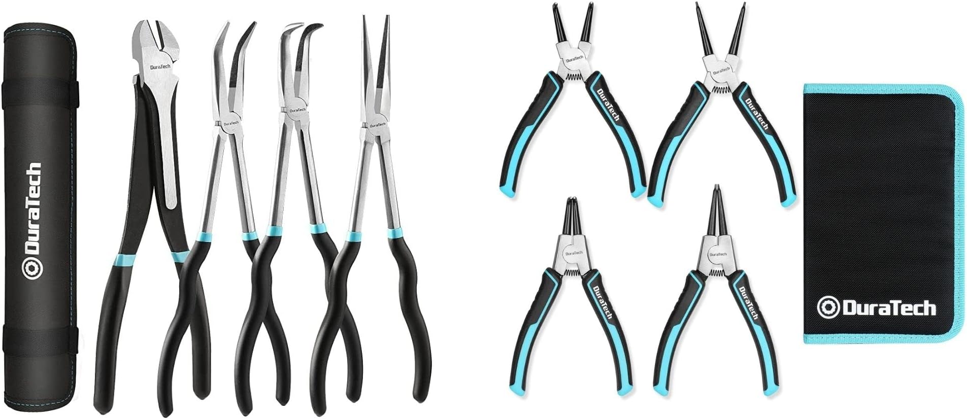 FUNSUEI 3 PCS 16 Inches Long Needle Nose Pliers Set, Long Nose Pliers Set, Long Reach Pliers Set For , 90-Degree Angle, 45-Degree Angle, Straight - View #6
