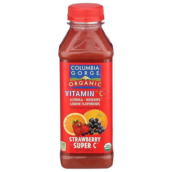 Columbia Gorge Organic Strawberry Super C Juice, 15.2 FZ 1
