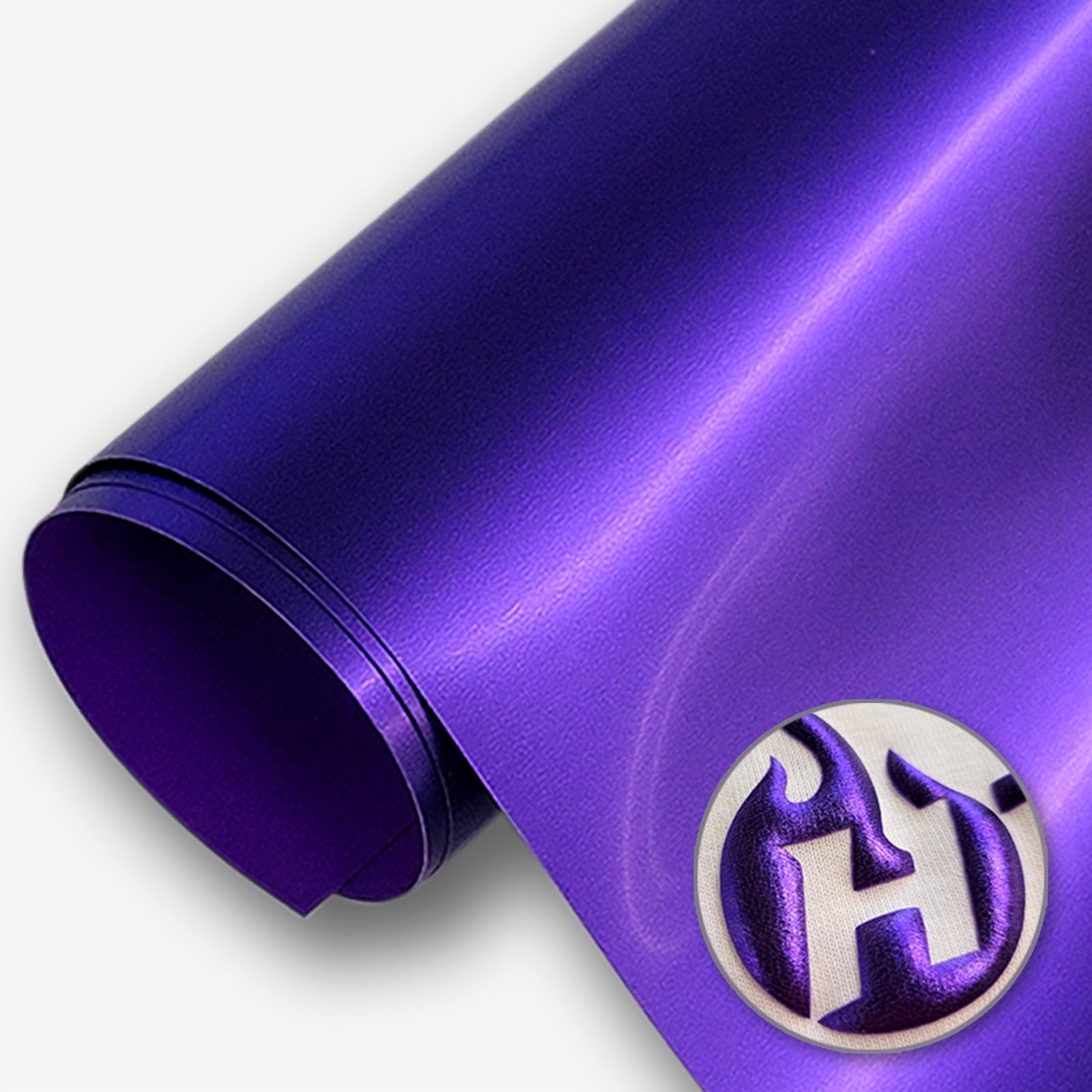 HTV4U Puff Heat Transfer Vinyl (Foil Deep Purple, 20