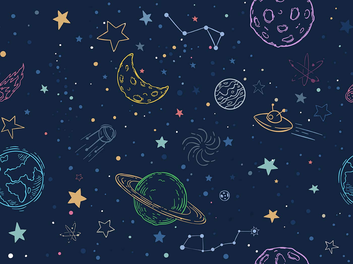 Unique Graphics Galaxy Self Adhesive Wallpaper Waterproof, Scratch Resistant, Laminated 41cm x 244cm Multicolor (B08PFFXX1C) Amazon Price History, Amazon Price Tracker