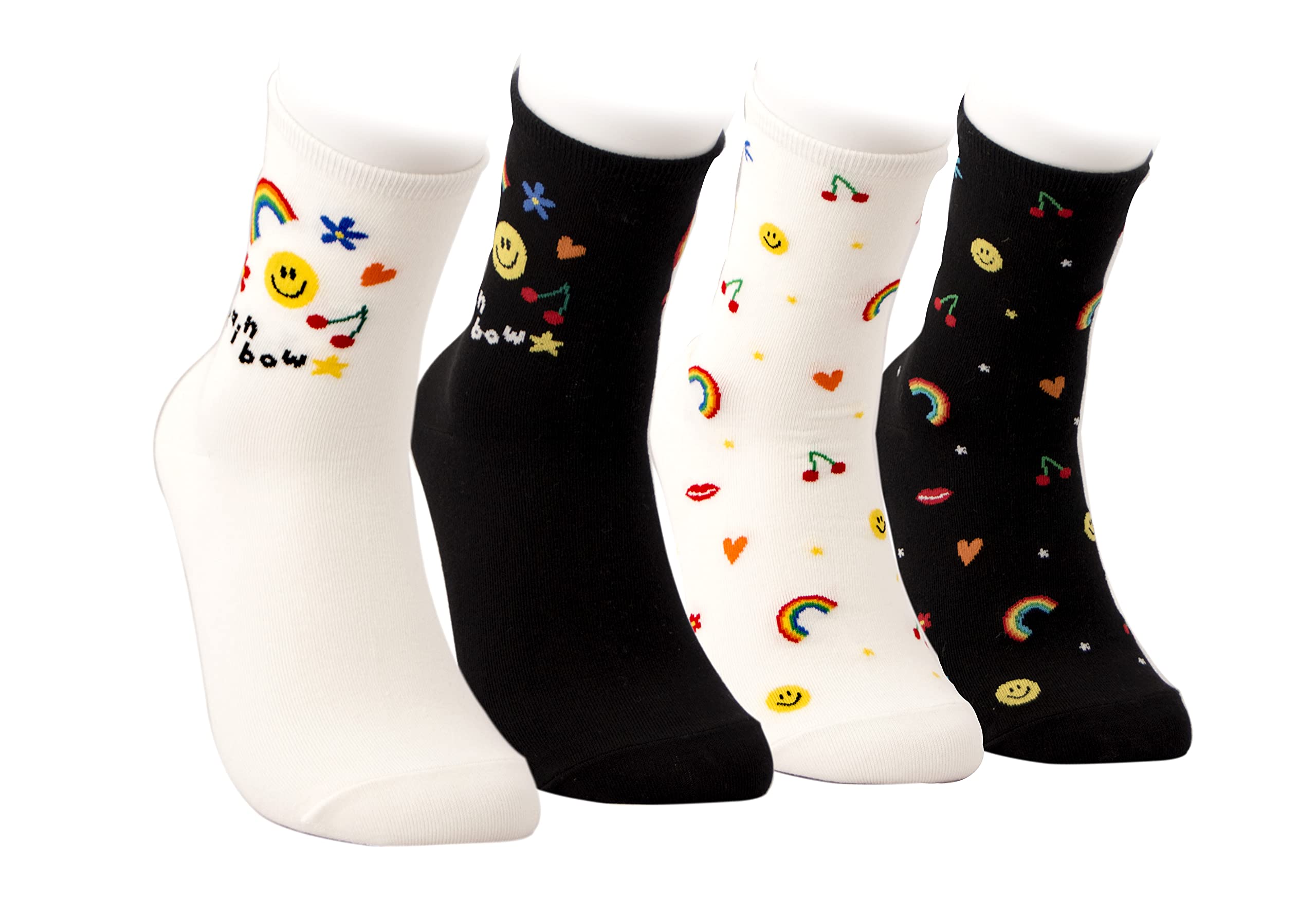 Kikiya Socks Character Low Cut Crew Ankle Shorty No Show Socks For Women For Girls