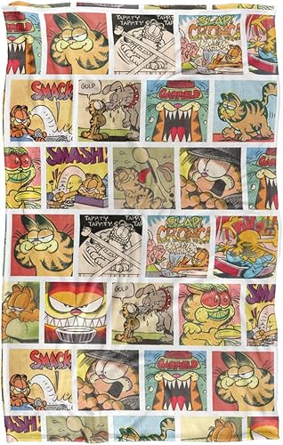 Miniatura 2 de Garfield Collage - Manta de tacto sedoso súper suave, 36 x 58 pulgadas