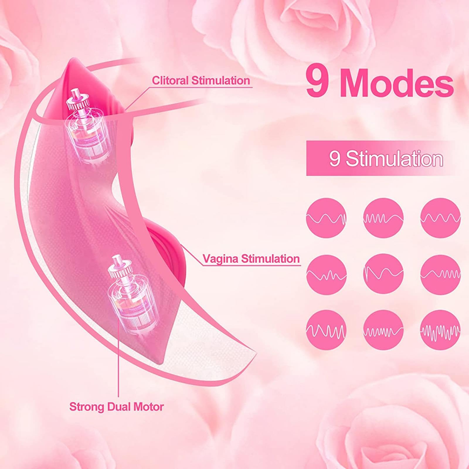 Vibrador Vibrador de punto G con Bluetooth, aplicación remota, vibradores de mariposa con Control, vibrador de clítoris y vagina, consolador, Juguetes sexuales Para mujeres