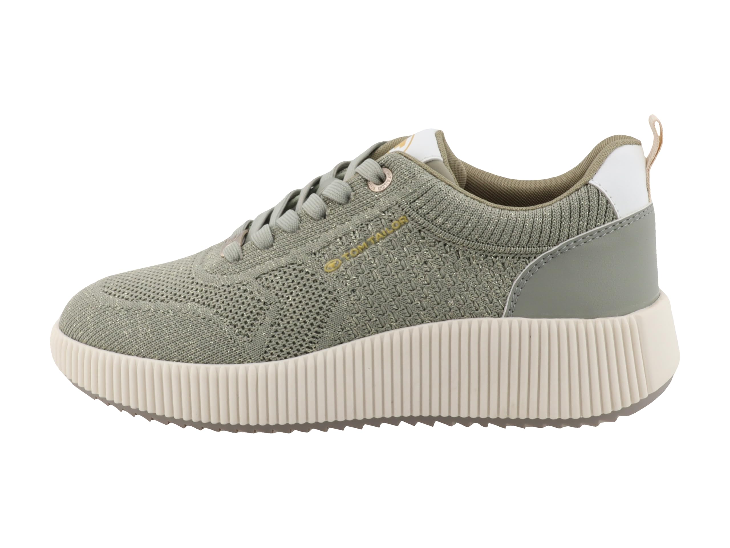 TOM TAILOR Women's 7490280015 Trainers, Sage, 36 EU, Sage, 4 UK
