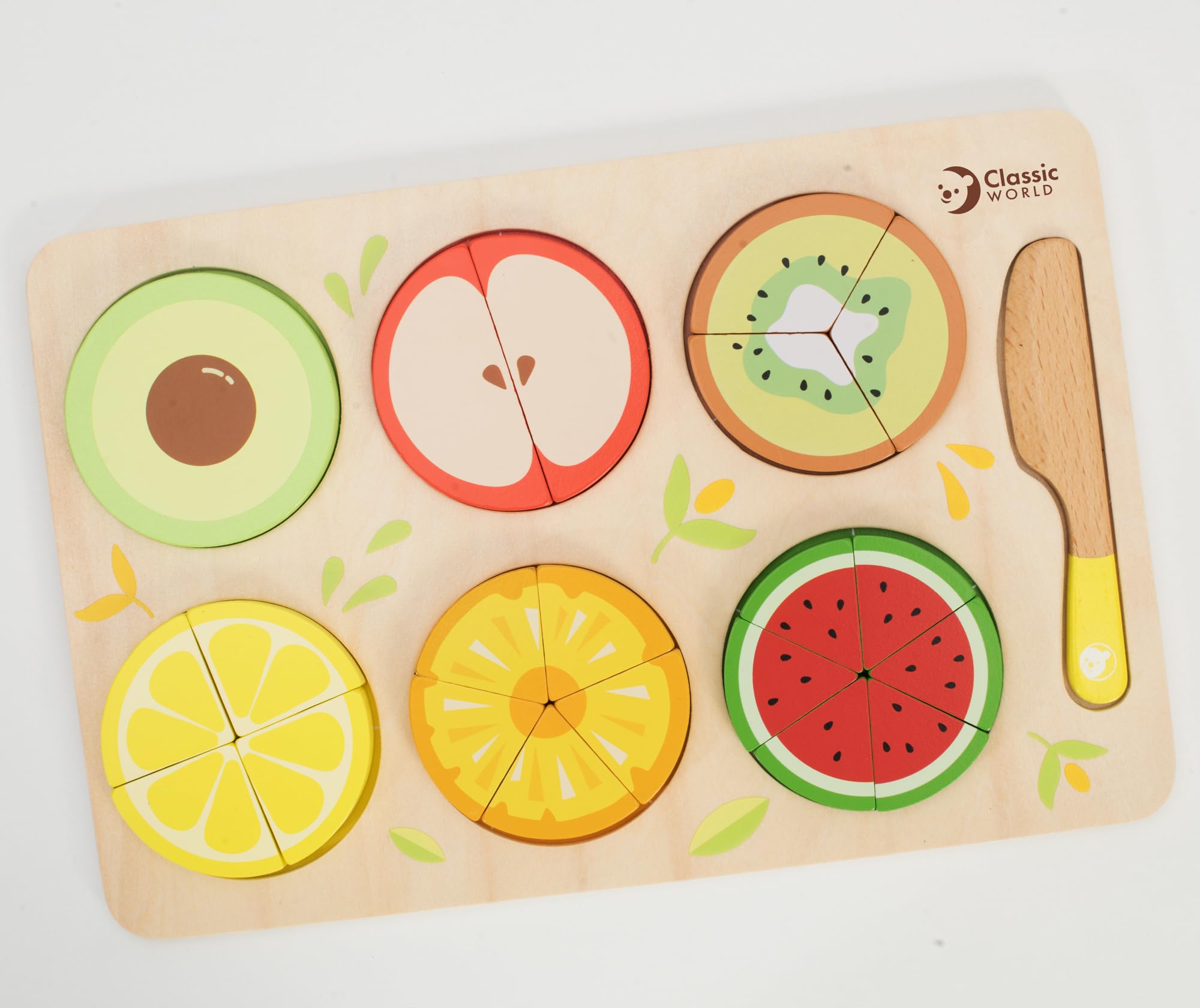 Classic World Houten Fruit Puzzel Breuke