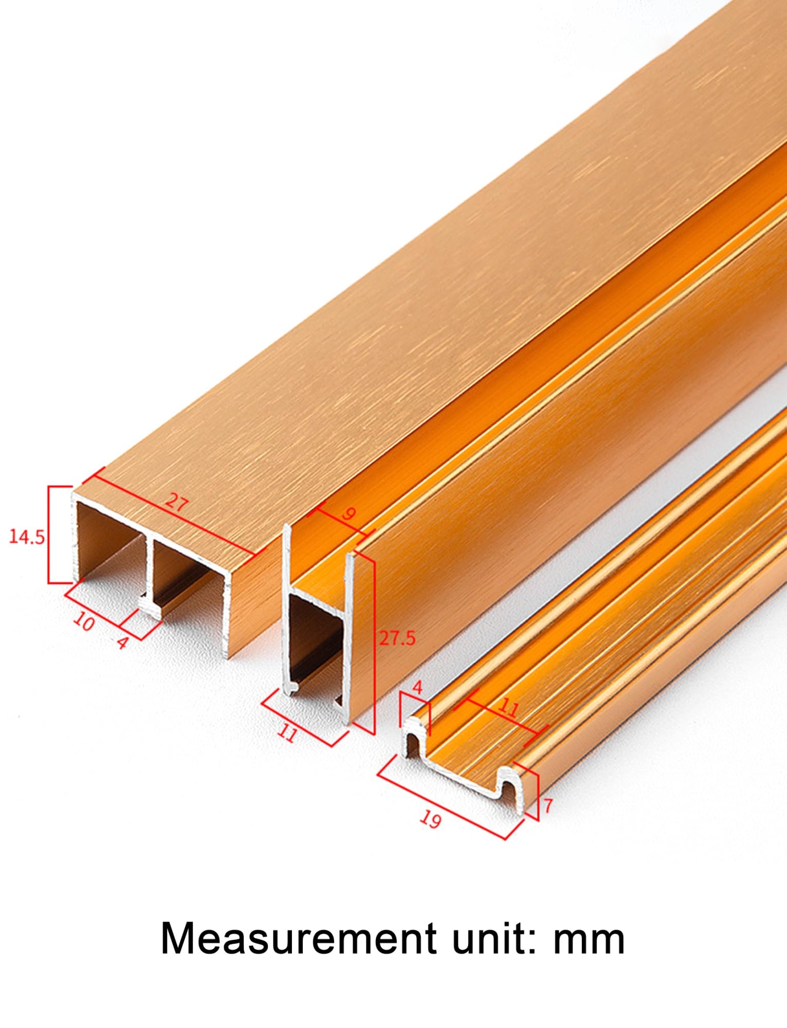 Kit di ferramenta in vetro temperato per porta scorrevole a tre binari per vetrina, librerie, armadi e cabine, design resistente a binario scorrevole