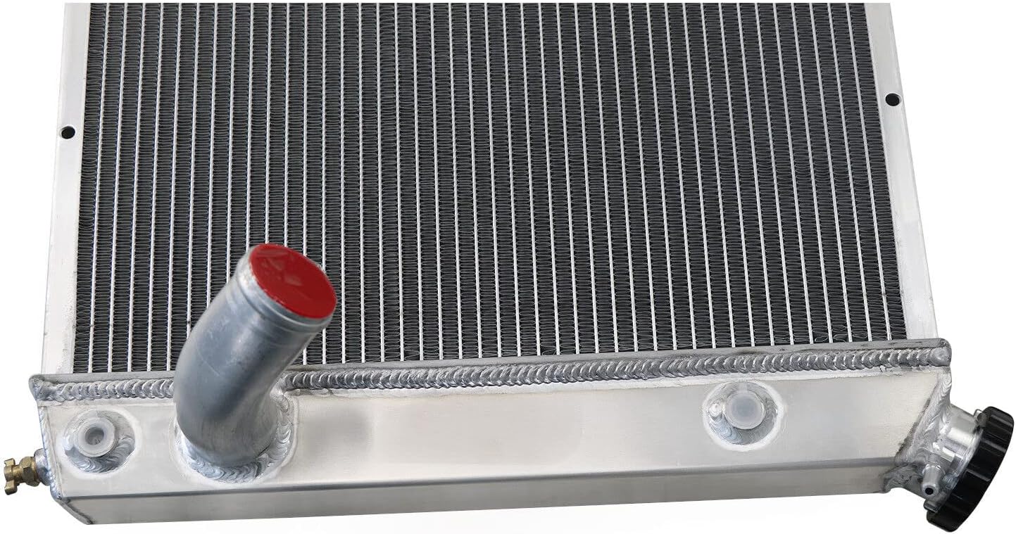 Aluminum Radiator For 1973-76 1975 Chevy Chevrolet Corvette Base Stingray 1974 5.7L 7.4L V8 GAS,3 Row Crossflow Radiators