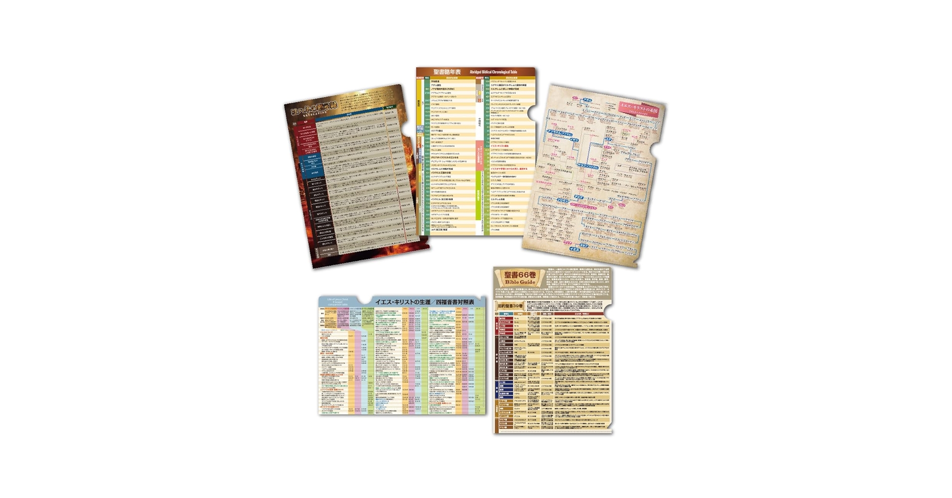 Amazon | 聖書知識シリーズ Ⅳクリアファイル5枚セット ①
