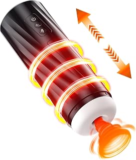 Automatic Masturbator Cup with 7 Thrusting & Squeezing Modes, Hands-Free Electric Pocket Pussy Male Stroker, 3D Texture TPE Vagina Blowjob Machine,Sex Toys for Men