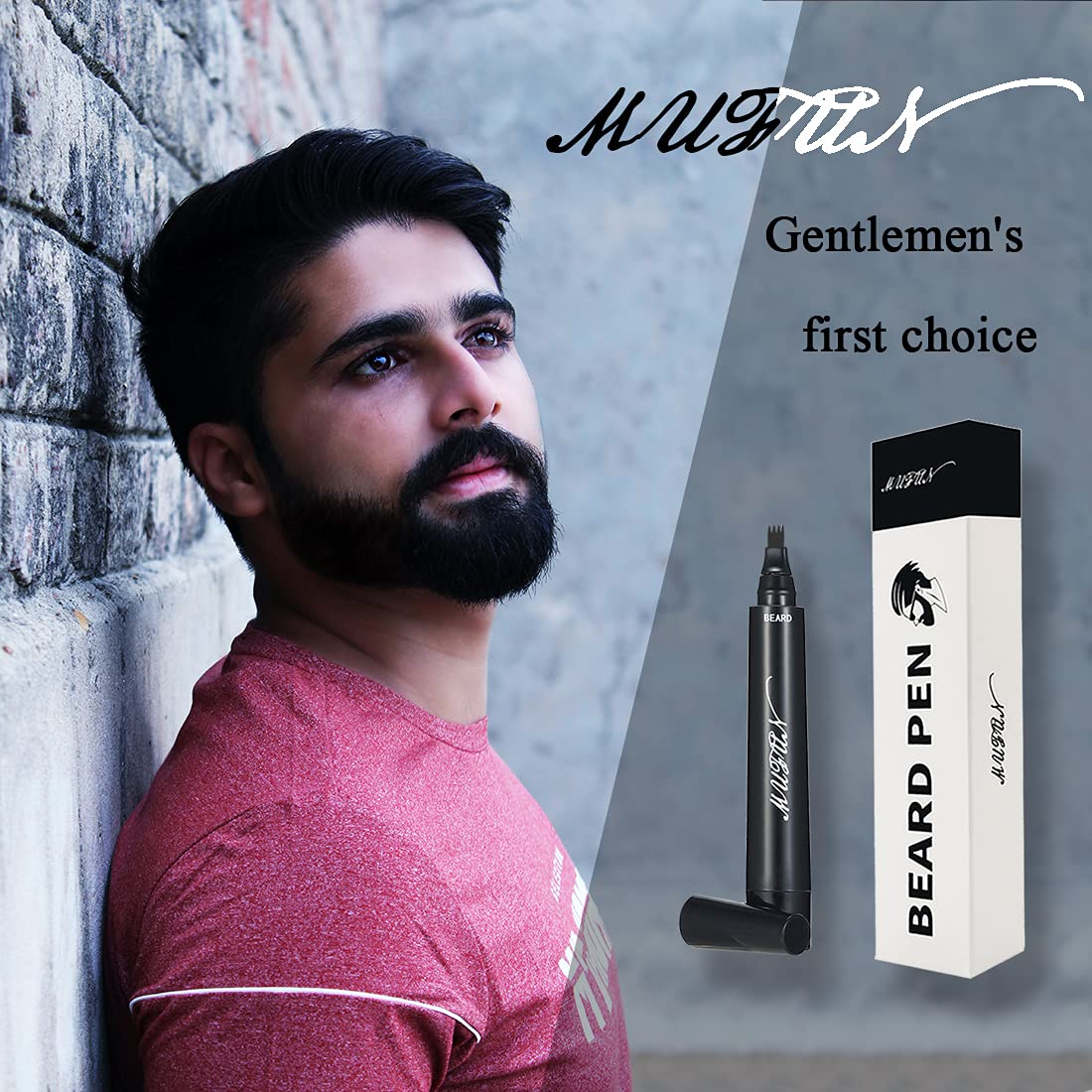 Stylo Poudre Pour Cheveux/barbe Imperméable - Neuf - Couverture Racines Et Contour
