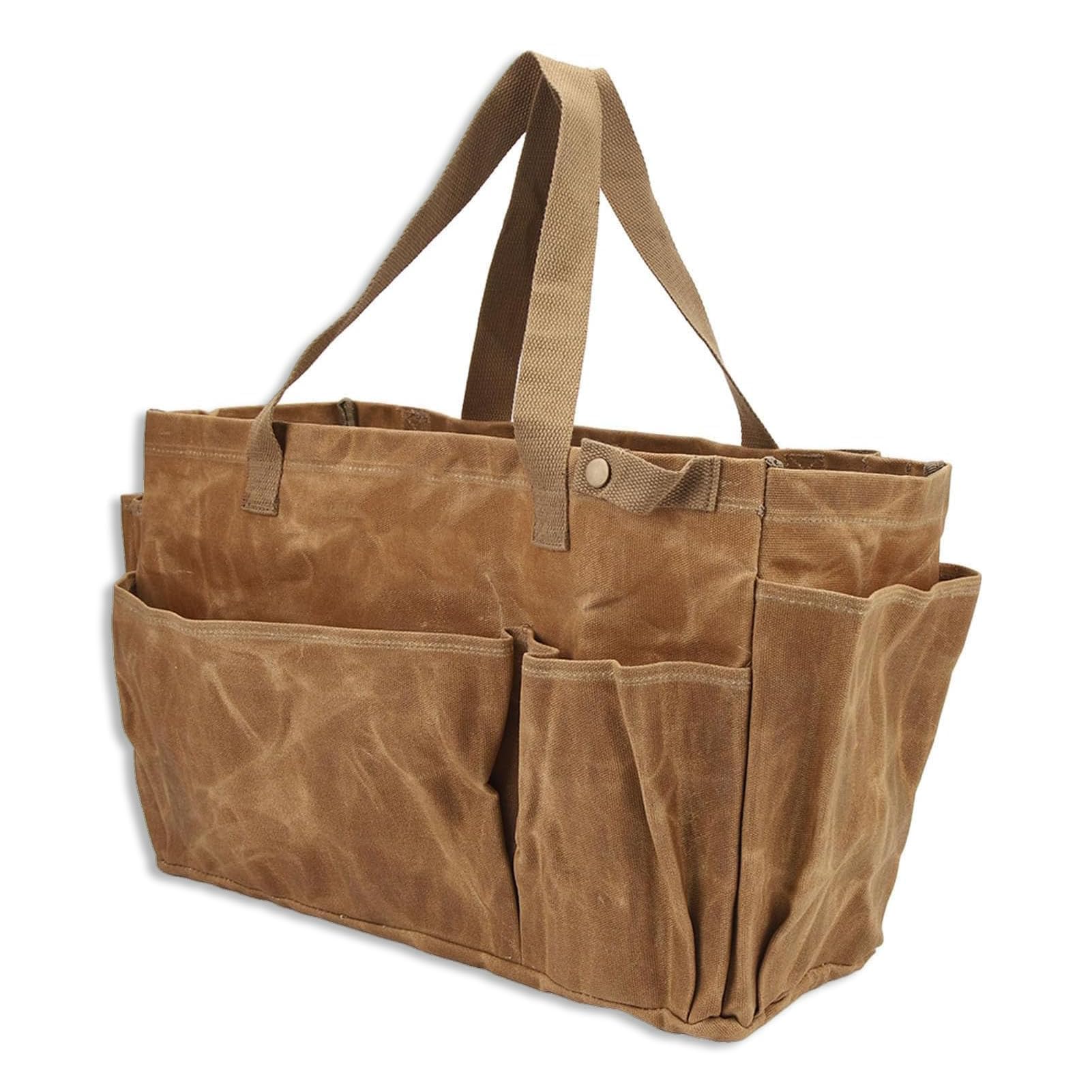HERCHR Sac de Rangement pour Casserole de Camping, Sac à Pots Toile Sac Fourre-Tout de Jardinage Sac à Outils Jardin Imperméable Grande Capacité Sac de Rangement pour Outils de Jardinage