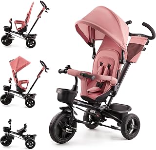 Kinderkraft Aveo Dreirad mit Sonnenverdeck, Rosa