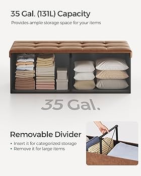Amazon.com: SONGMICS MAZIE Collection - 43 Inches Storage