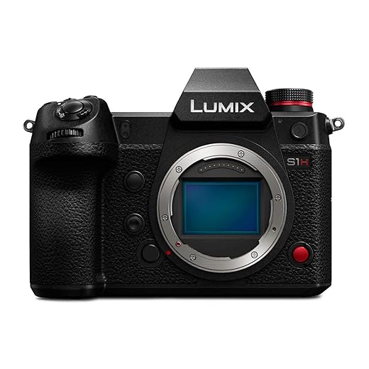 PANASONIC LUMIX S1H Digital Mirrorless Video Camera with 24.2 Full Frame Sensor, 6K/24p Video Recording Capability, V-Log/V-Gamut, and Multi-Aspect Recording