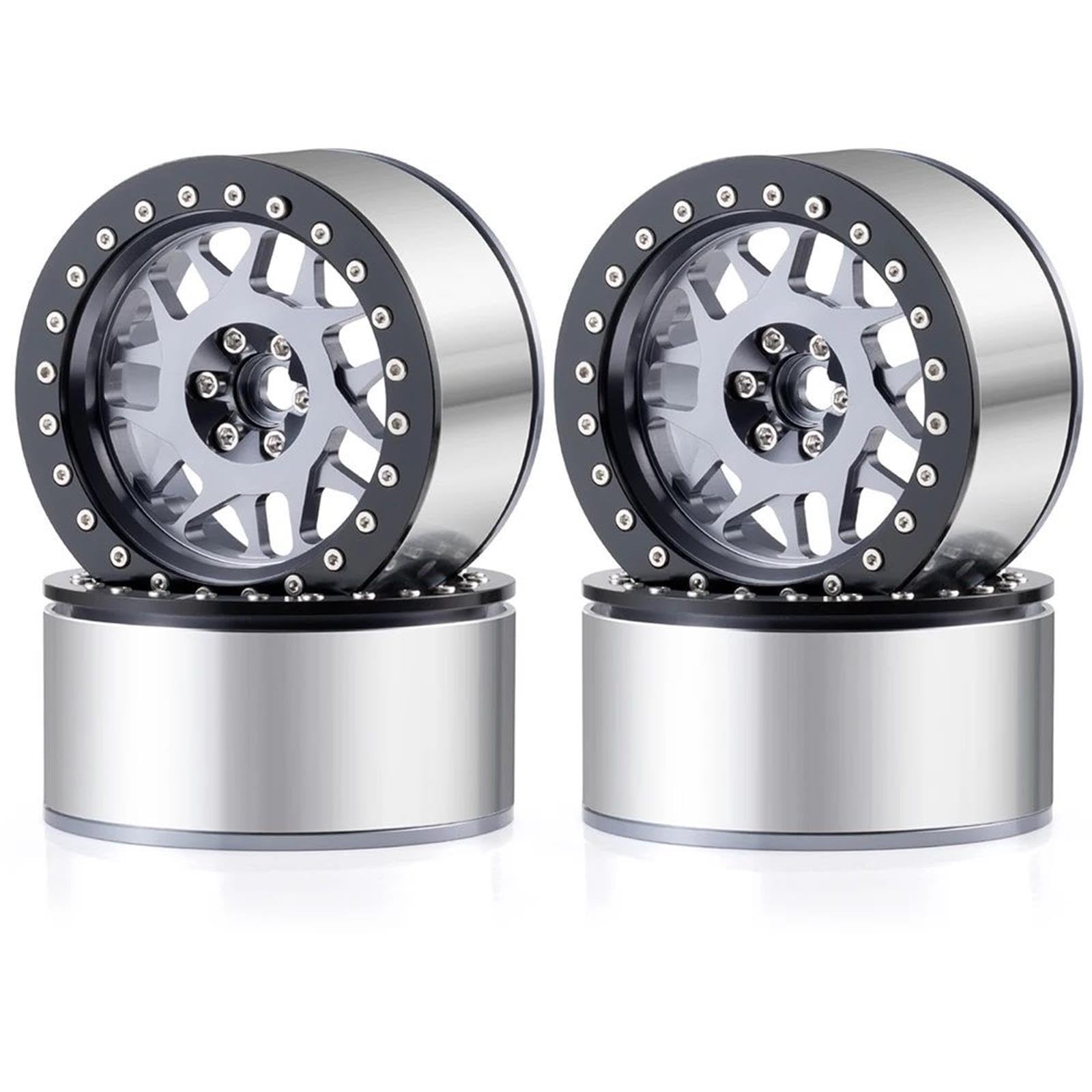 Moyeu Jante Roue Beadlock Alliage D'aluminium pour 1/7 1/8 1/10