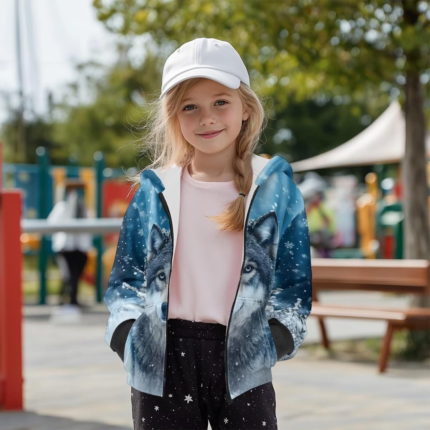Hooded Sweatshirts for Girls Zip Up Hoodies Fall Jackets Fleece Coat Winter Outfit for School 6-16 Years