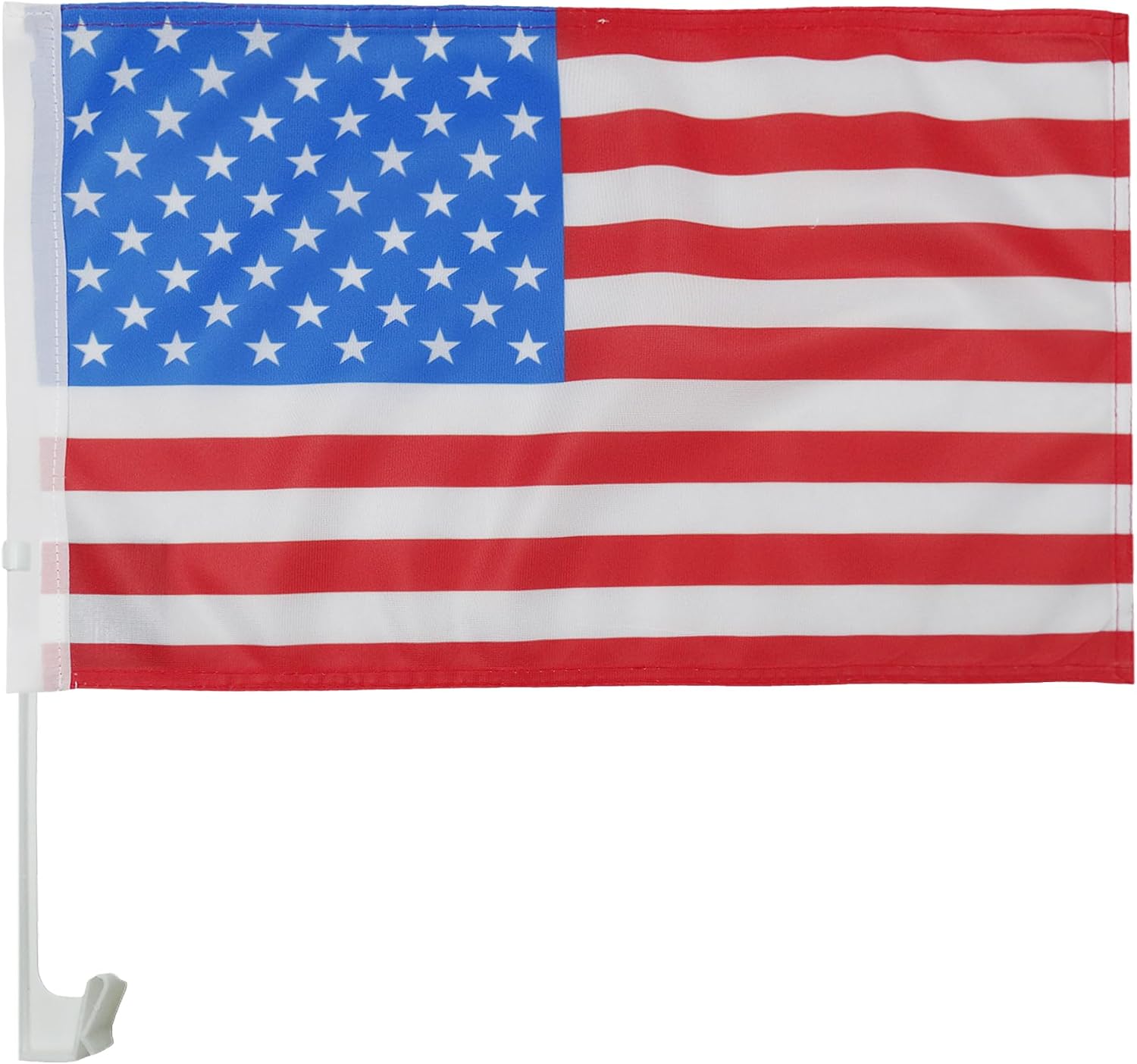 United States Car Flag 18'' x 12'' - USA - US - American Car flags 30 x 45cm - Banner 18x12 INCHES PLASTIC STICK - AZ FLAG