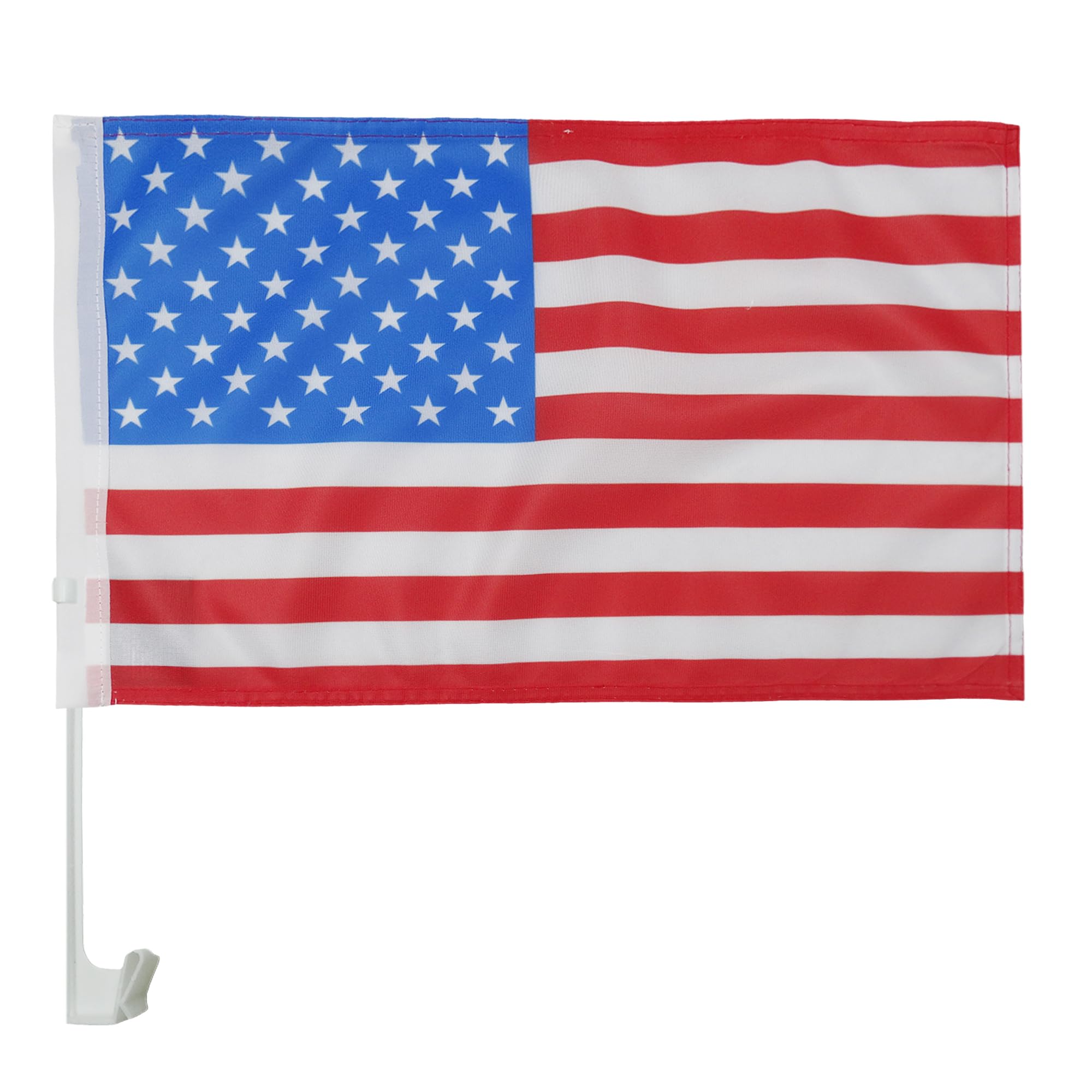United States Car Flag 18'' x 12'' - USA - US - American Car flags 30 x 45cm - Banner 18x12 INCHES PLASTIC STICK - AZ FLAG