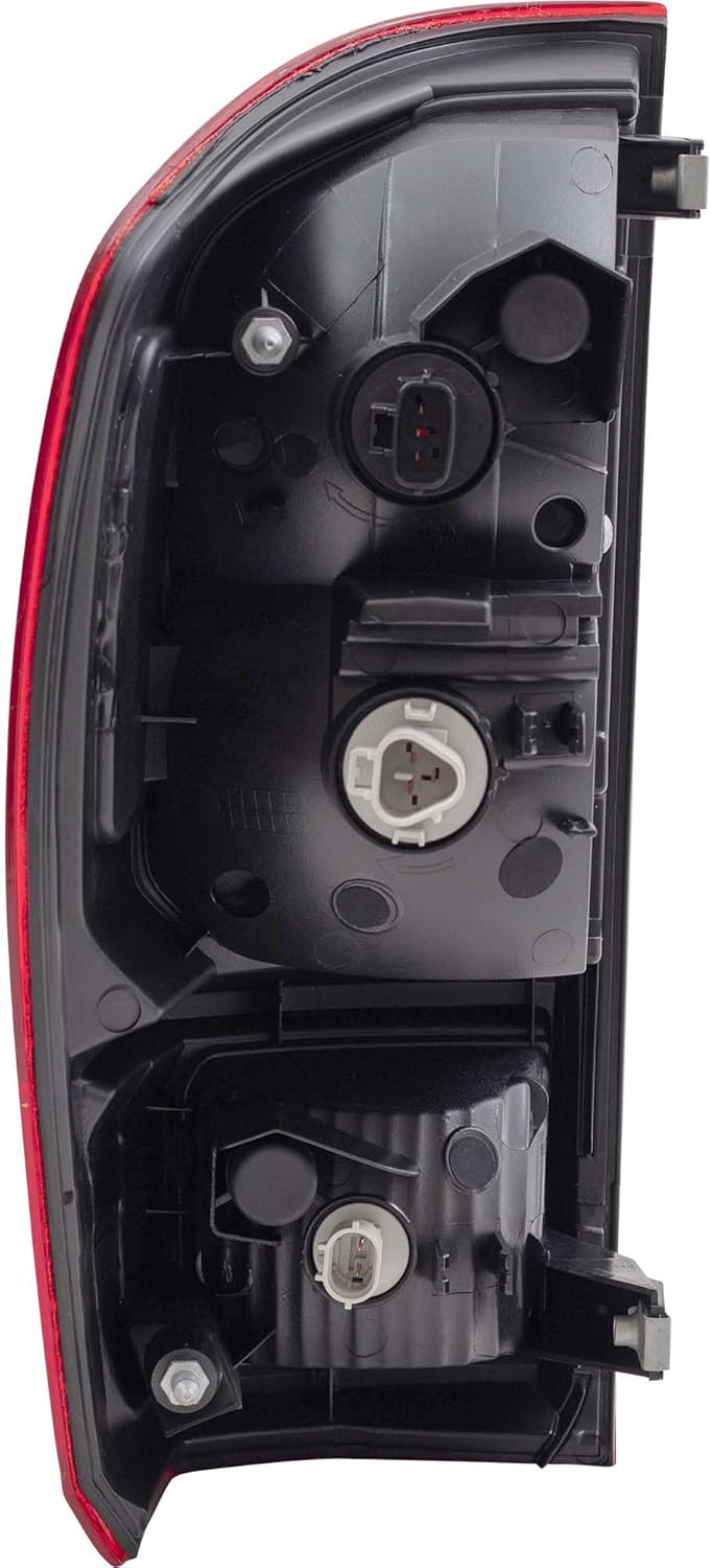 Brock Tail Light for 2016-2019 Tacoma SR/SR5 Red Bezel-Clear Back-Up Light Lens 8155004170 Right TO2801197