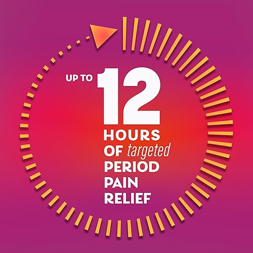 Vista 21 de Pamprin Fórmula multisíntoma, con acetaminofeno, alivio de los síntomas del período menstrual, incluyendo calambres, dolor e hinchazón, 40 cápsulas