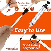 Vista 7 de Extractor de Líquido, Extractor de Fluido de 500CC, Bomba de Aceite con Manguera, Jeringa Automotriz, Succión de Aceite para Cambio de Aceite