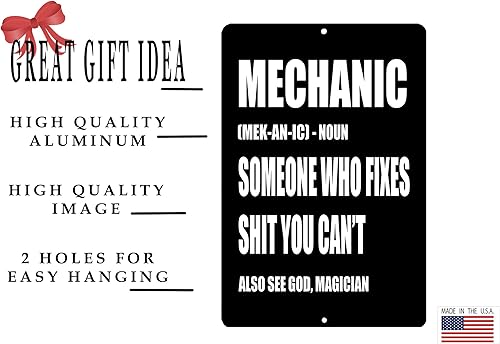Miniatura 2 de Divertido letrero de metal sarcástico decoración de pared hombre cueva bar oficina garaje tienda mecánico sustantivo decoración del hogar habitación